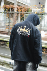 King Logo Hooded Work Jacket
