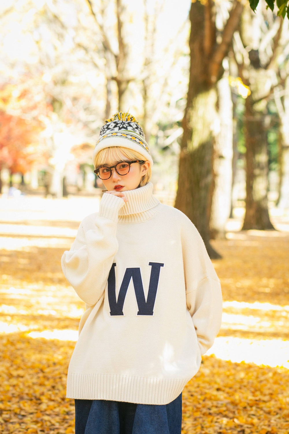 【超美品】マーク＆ロナ スタースリンガーウィンドストッパークルーネックニット Wロゴタートルネック – YZ