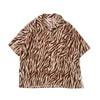 ZEBRA OPEN COLLAR SHIRT