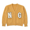 NG LOGO MOHAIR LIKE CARDIGAN