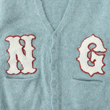 NG Logo Mohair Like Cardigan