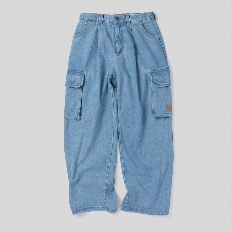 9090×younger song Denim Cargo Pants – YZ