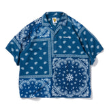 MSB paisley patchwork  shirt