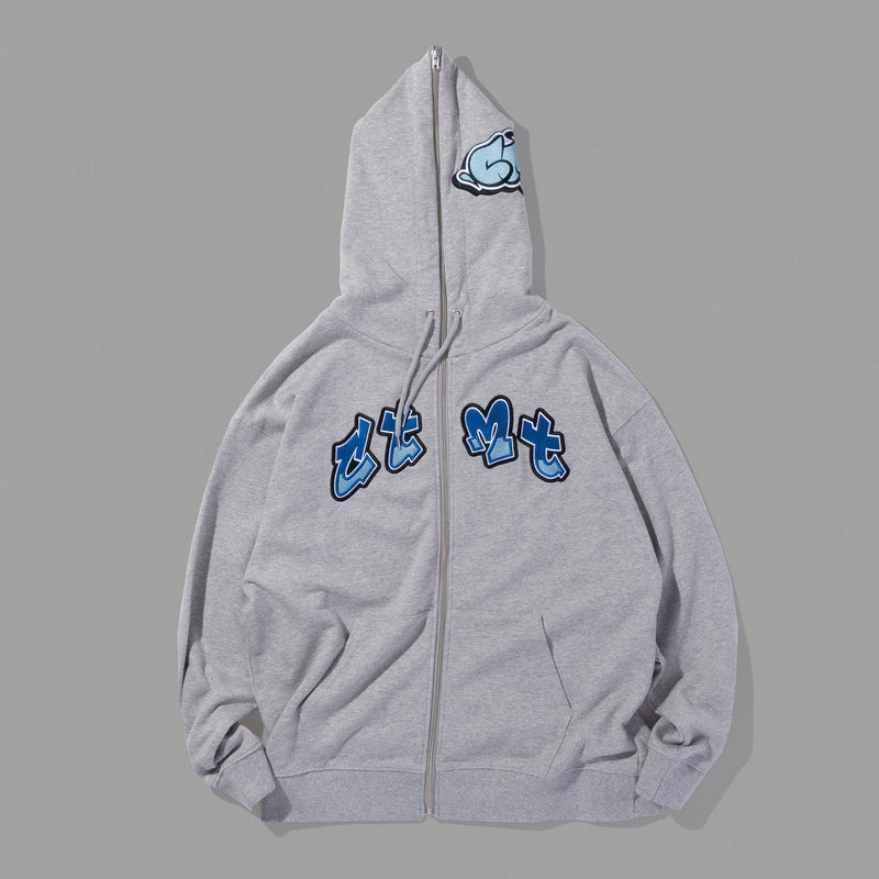 arch logo fullzip hoodie