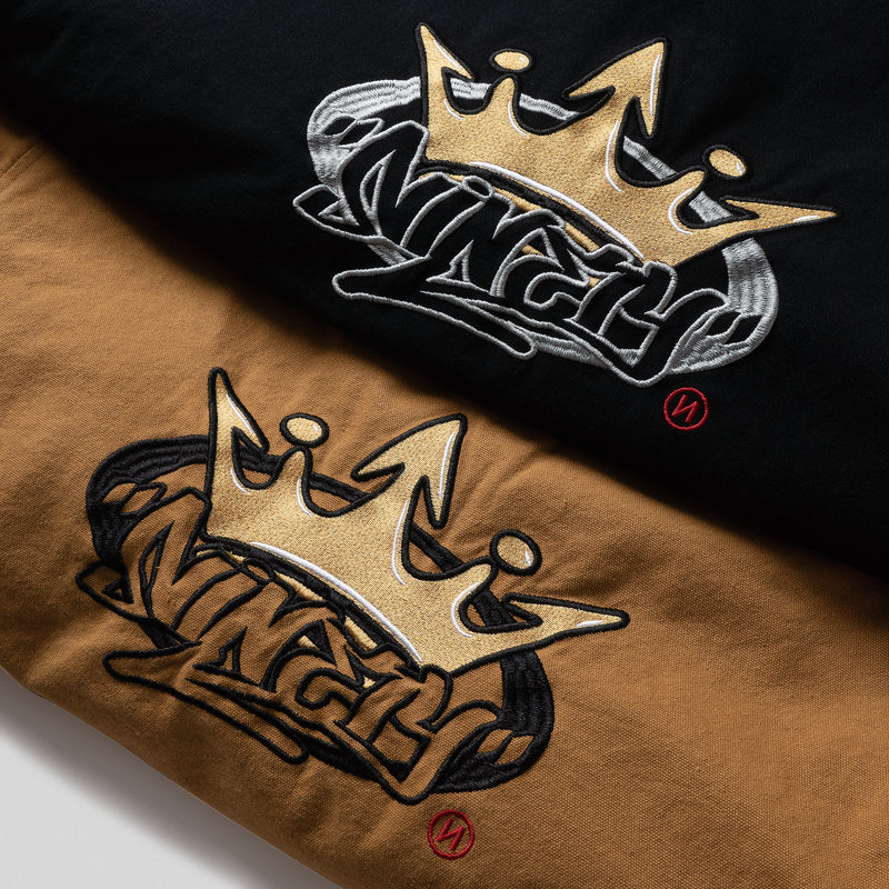 King Logo Hooded Work Jacket – YZ