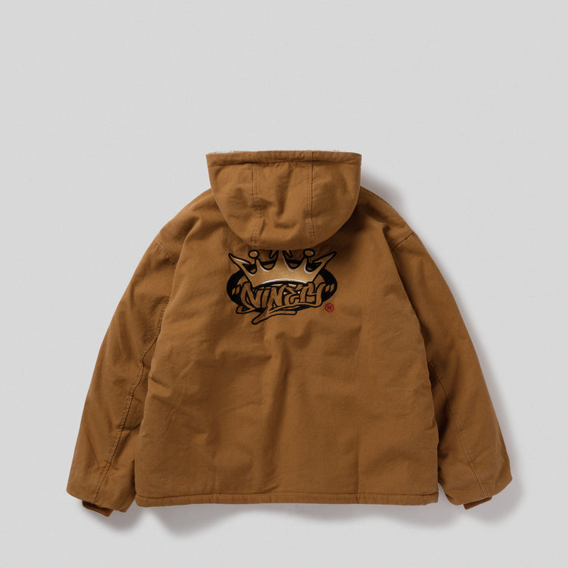 8,600円King Logo Vintage Hooded Work Jacket