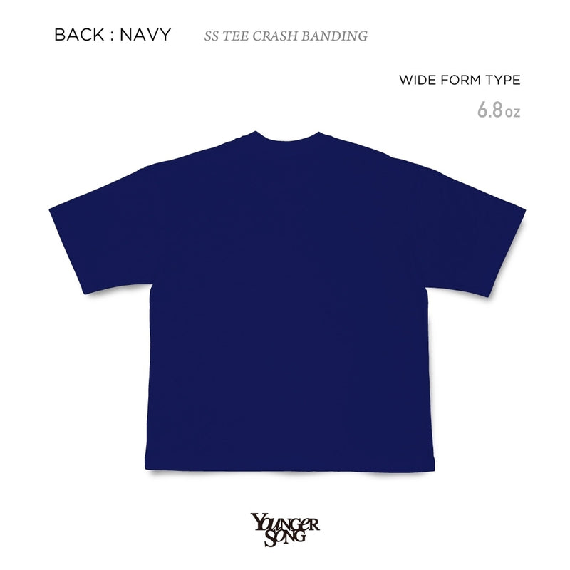 Crash Banding SS TEE  Navy［AZR-yng-0002-05］