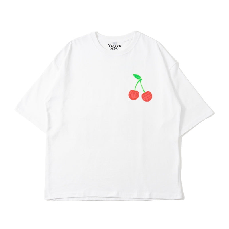 Big cherry logo ss tee ［AZR-yng-0008-07］