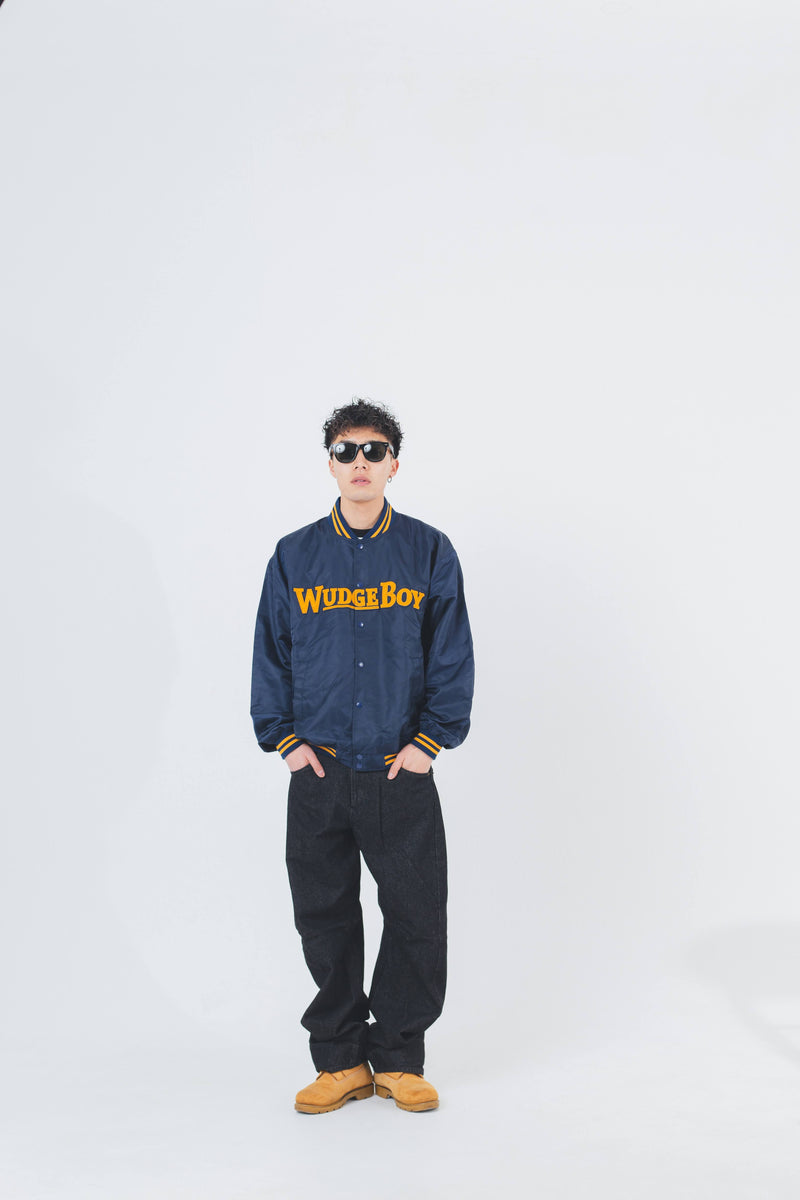 WudgeBoy logo nylon stadium jumper – YZ