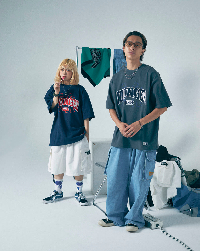 9090×younger song College Tee