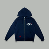 9090 Logo Zip Hoodie