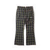 Color Checkered Flare Pants