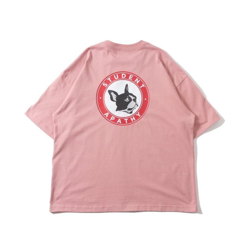 studentapathy circle dog logo T shirt【AZR-SA-0002-16】