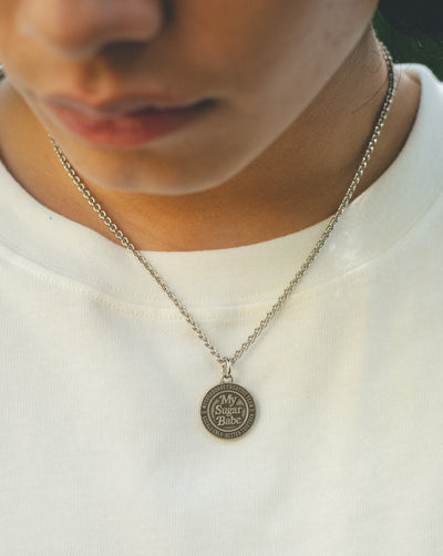 MSB coin motif neckless