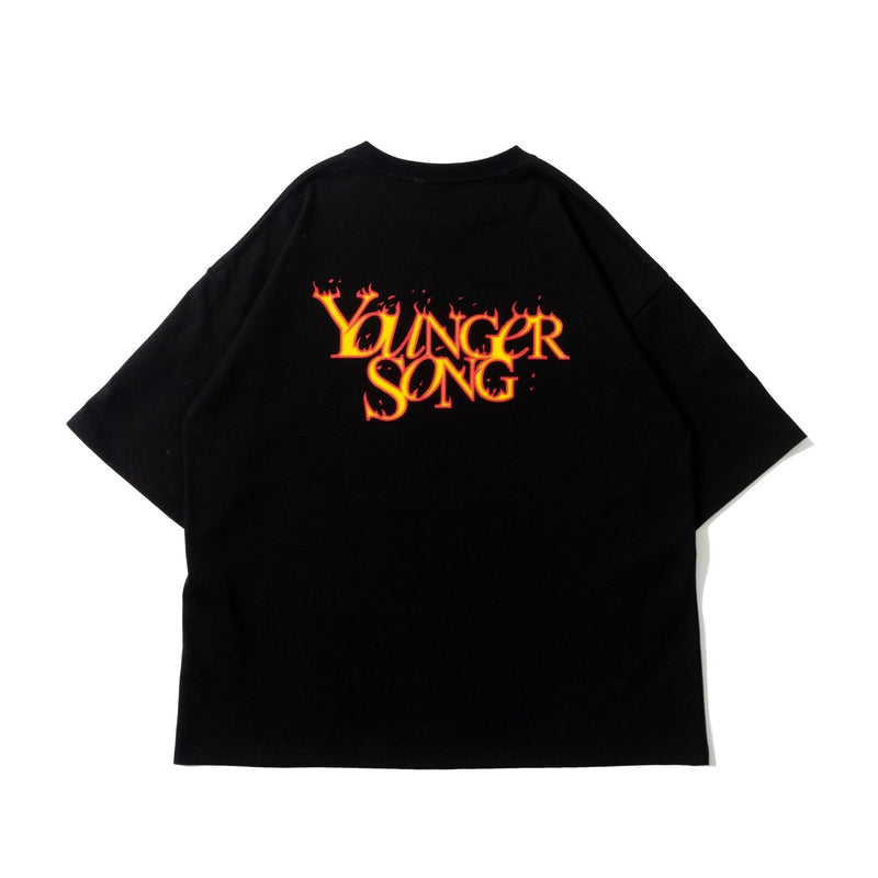 Universal fire logo ss tee ［AZR-yng-0008-013］