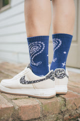 MSB paisley pattern socks
