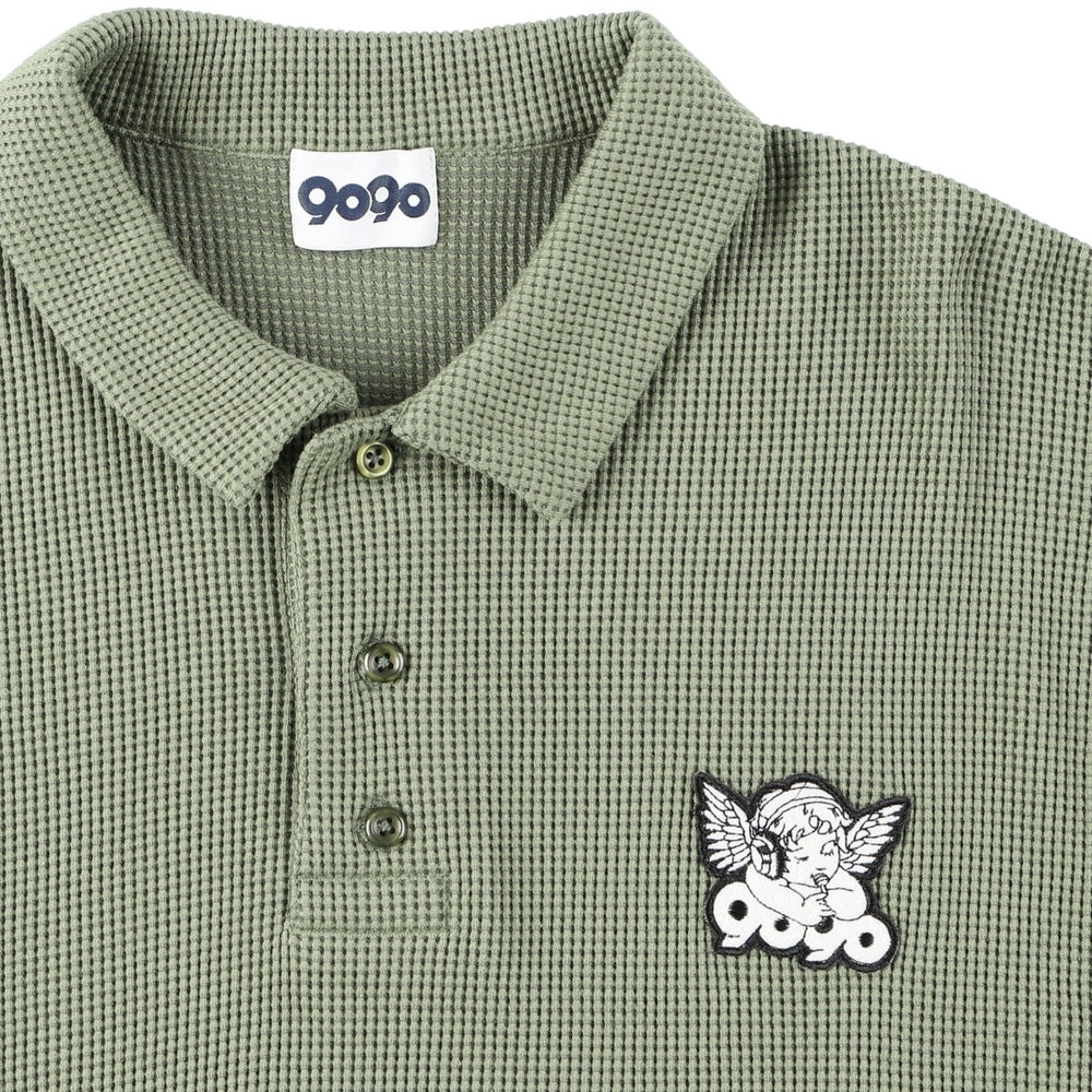 9090 Thermal Polo Tee – YZ