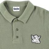 9090 Thermal Polo Tee