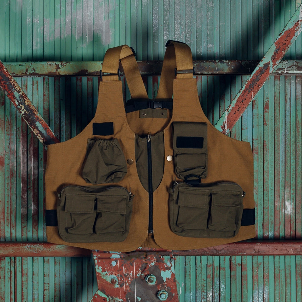 Hunting loose color scheme vest [AZRｰblｰ0001ｰ04] – YZ