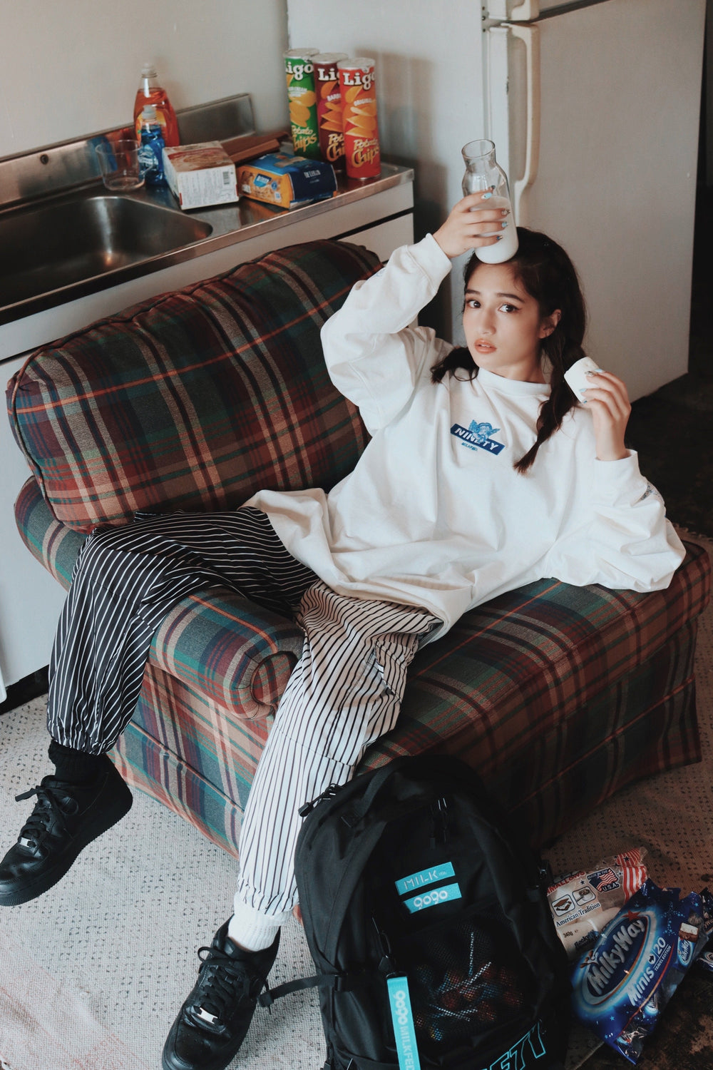 9090 MILKFED. Angel Long Tee – YZ