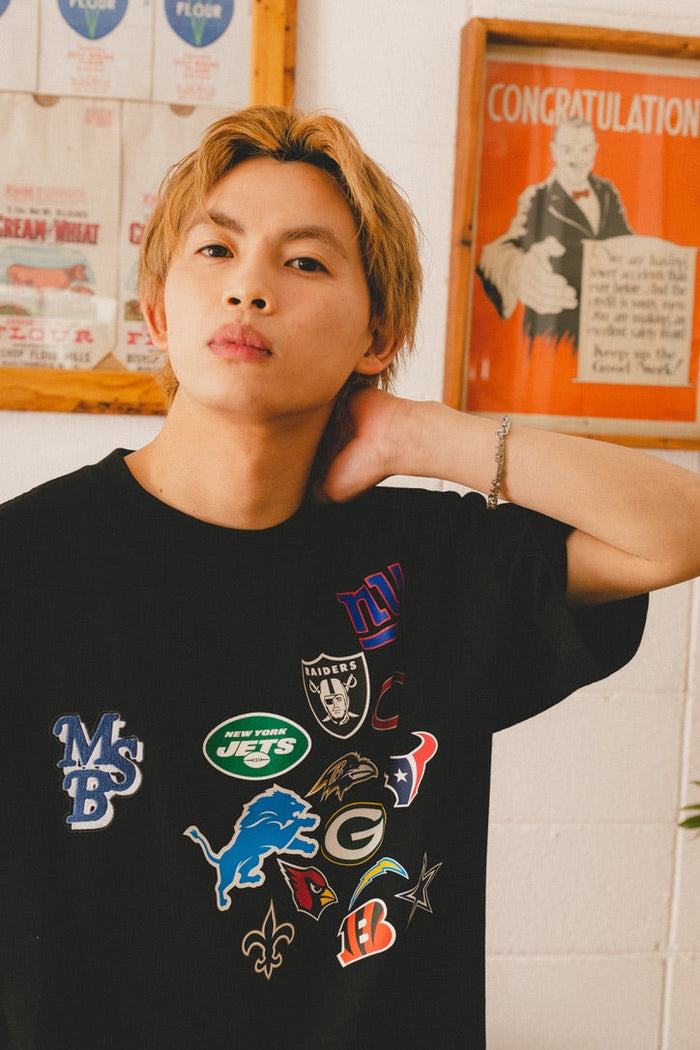NFL Tシャツ MSB×NFL team logo patch T – YZ