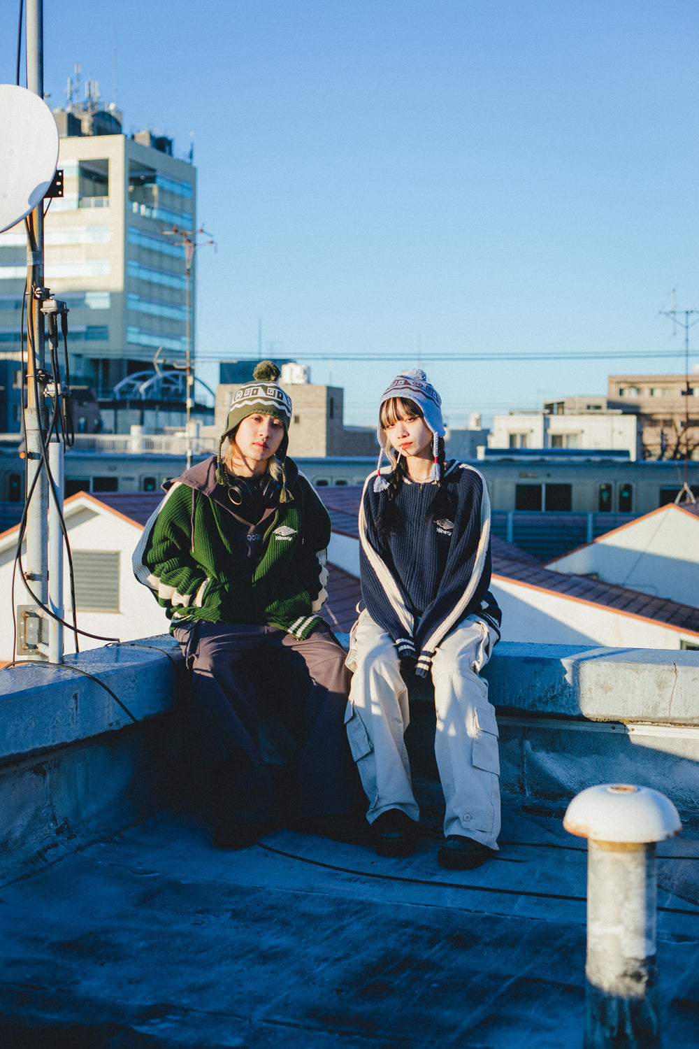 aeae EARFLAP BEANIE ビーニー　ニット帽　lucky aeae EARFLAP BEANIE ビーニー ニット帽 lucky aeae EARFLAP BEANIE