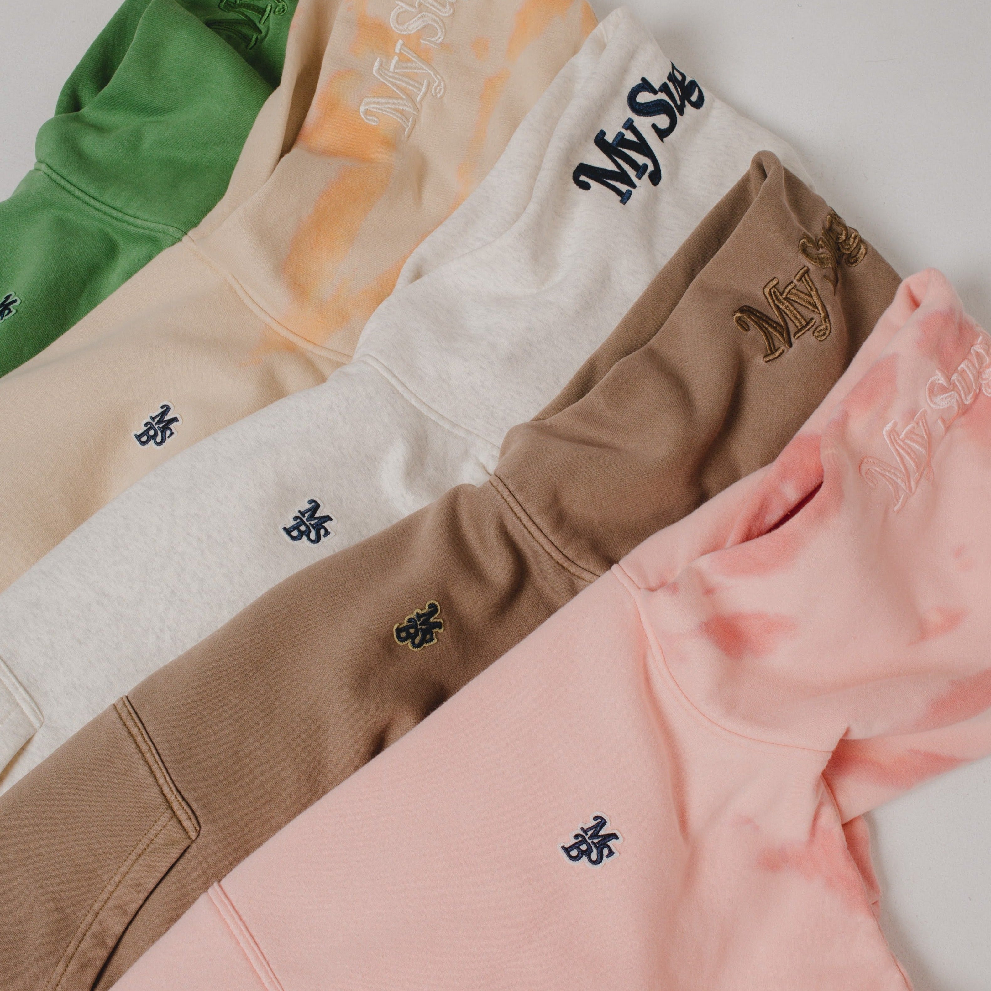 MSB logo embroidery hoodie spring color – YZ