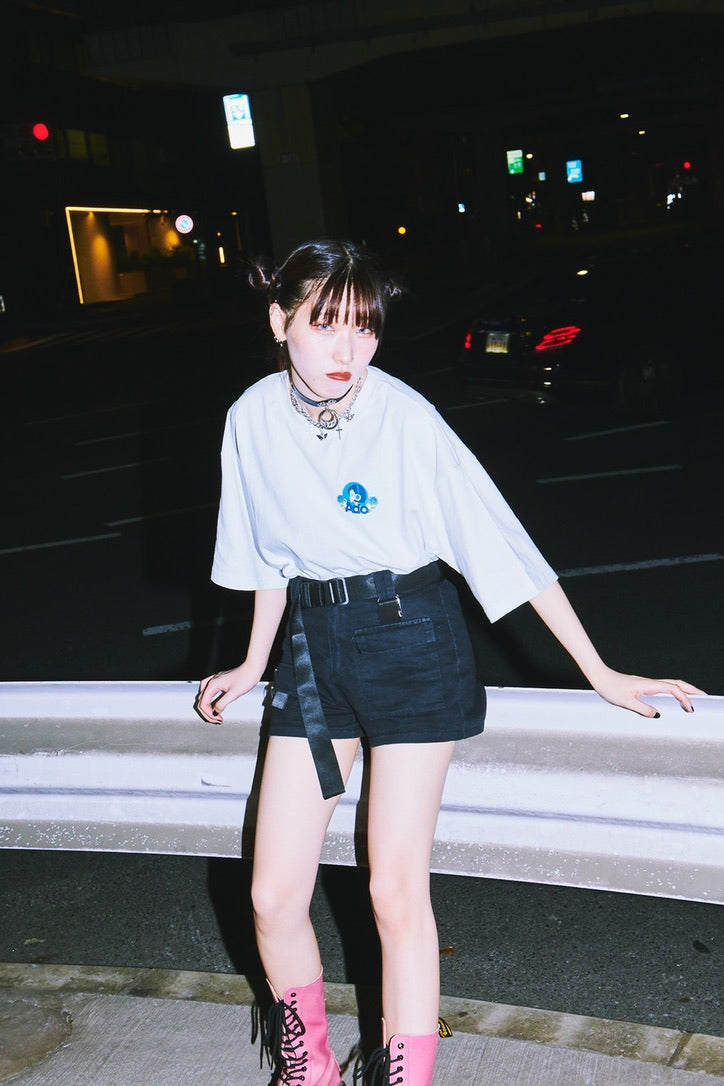 Ado × 9090 Pretty Girl Tee -Blue Rose-