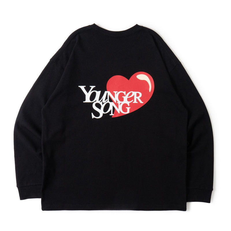 younger song Heart logo Long tee - Tシャツ/カットソー(七分/長袖)