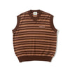 WudgeBoy border knit vest ［AZR-wb-0001-032］