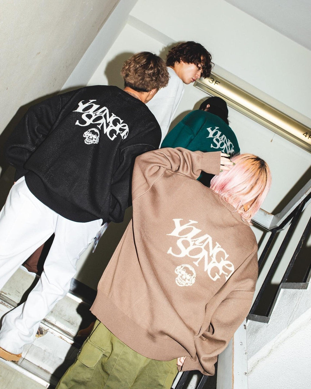 skull jacquard knit – YZ