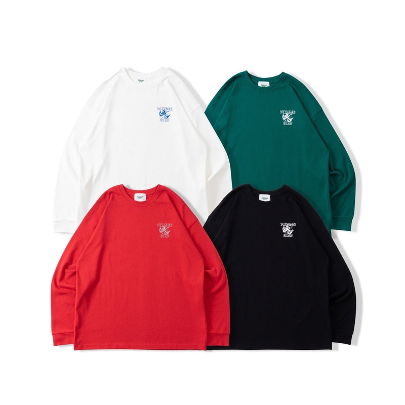 Two face logo ls tee