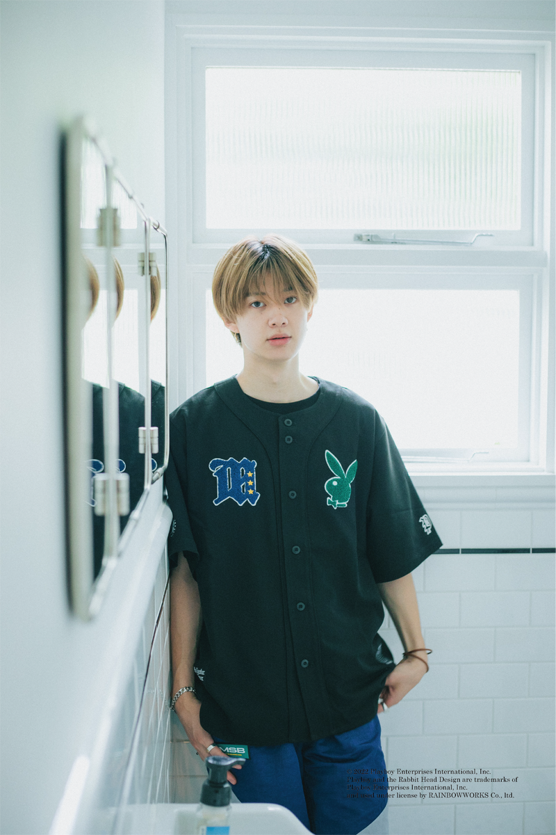 MSB×Playboy baseball shirt