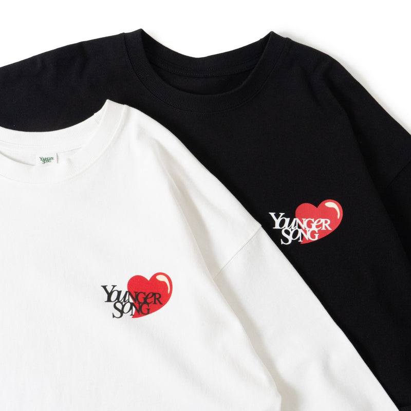 Heart logo Long tee – YZ