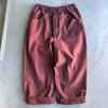 Vintage processing wide work pants