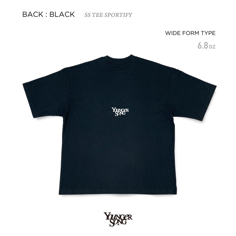 Sportify SS TEE BLACK [AZR-YNG-0002-06]