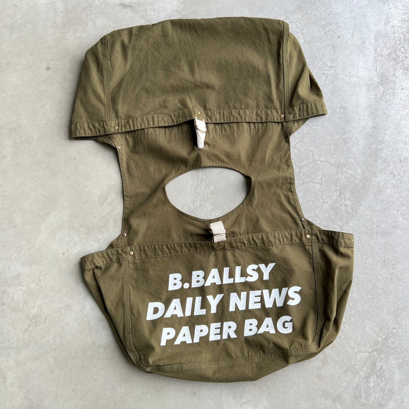 ballsy news paper vest