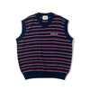WudgeBoy border knit vest ［AZR-wb-0001-032］