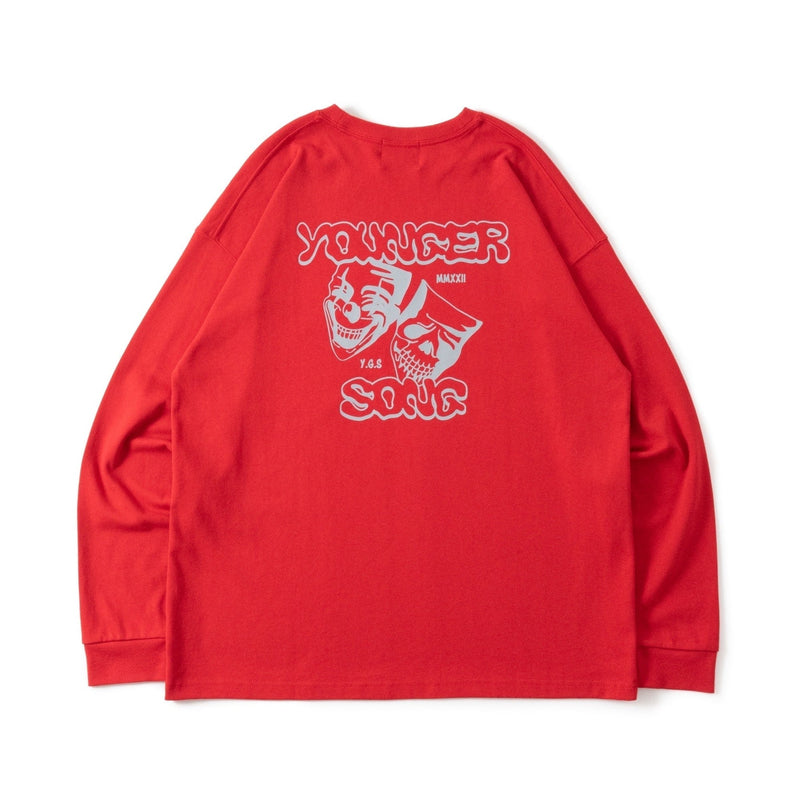 Two face logo ls tee