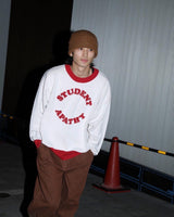 student apathy circle logo knit 【SA0181】