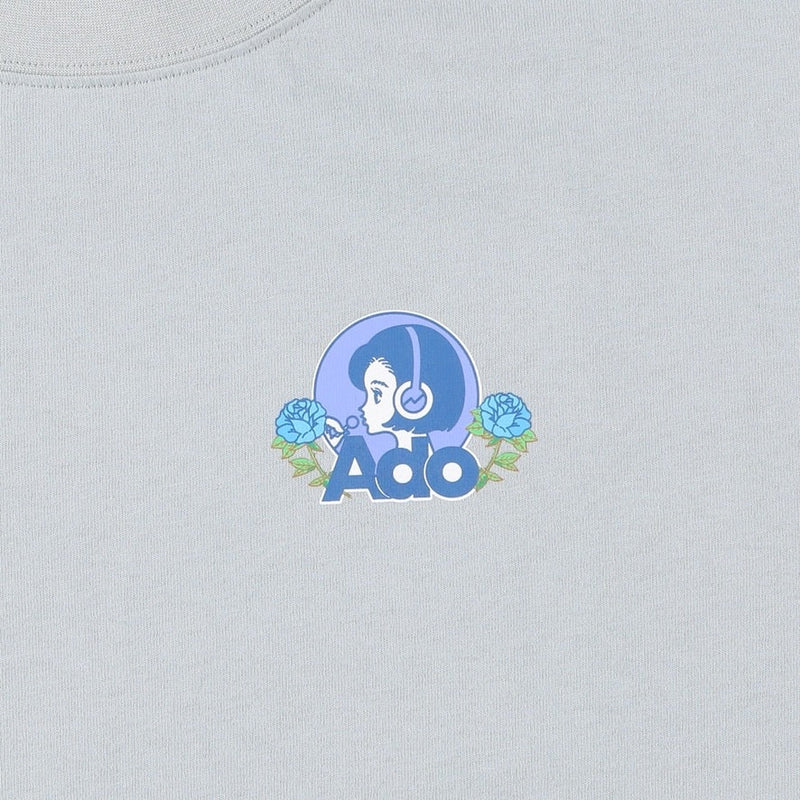 Ado × 9090 Pretty Girl Tee -Blue Rose-