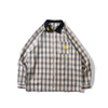 Zip ombre check over shirt ［AZR-yng-0001-05］