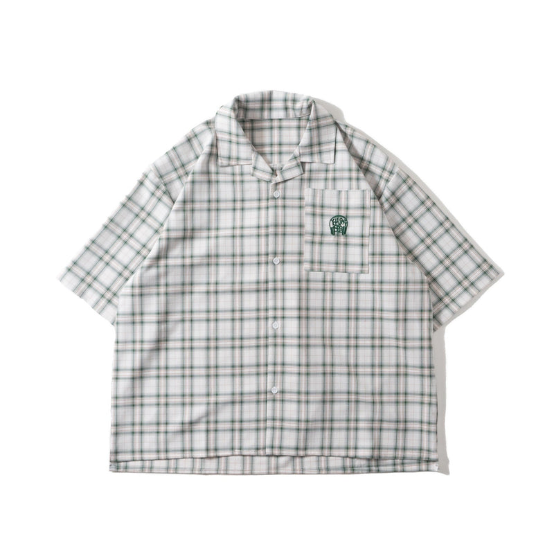 Ombre check over shirt ［AZR-yng-0001-016］