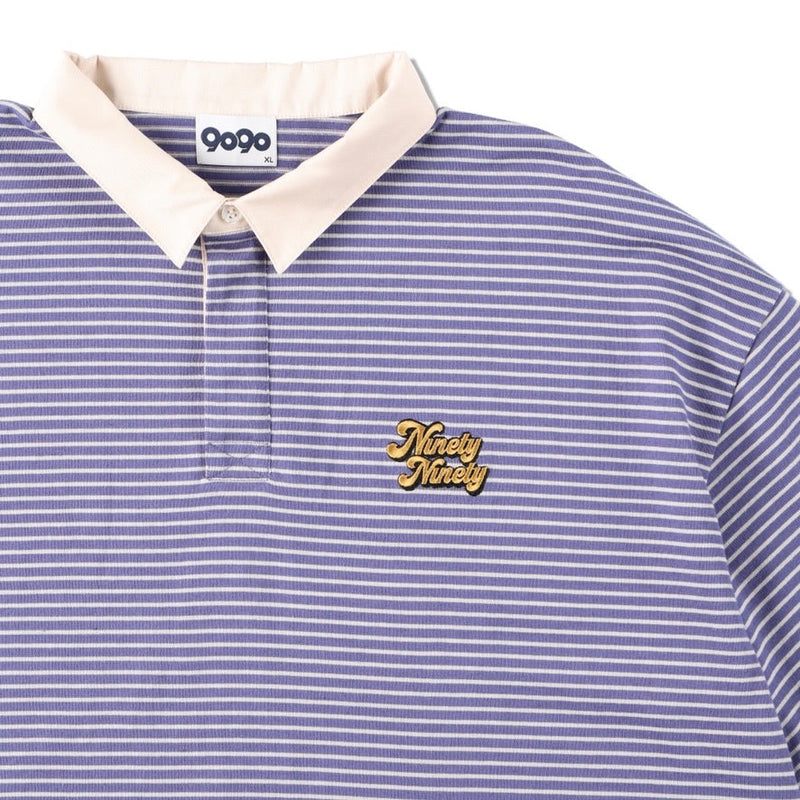 9090 Stripe Polo Shirt – YZ