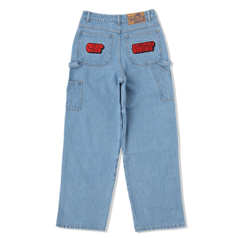 centimeter×9090 Wide Denim Pants(霜降りブルー) - デニム/ジーンズ