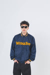 WudgeBoy logo nylon stadium jumper