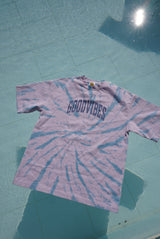 tiedye Goodvibes college logo T shirt