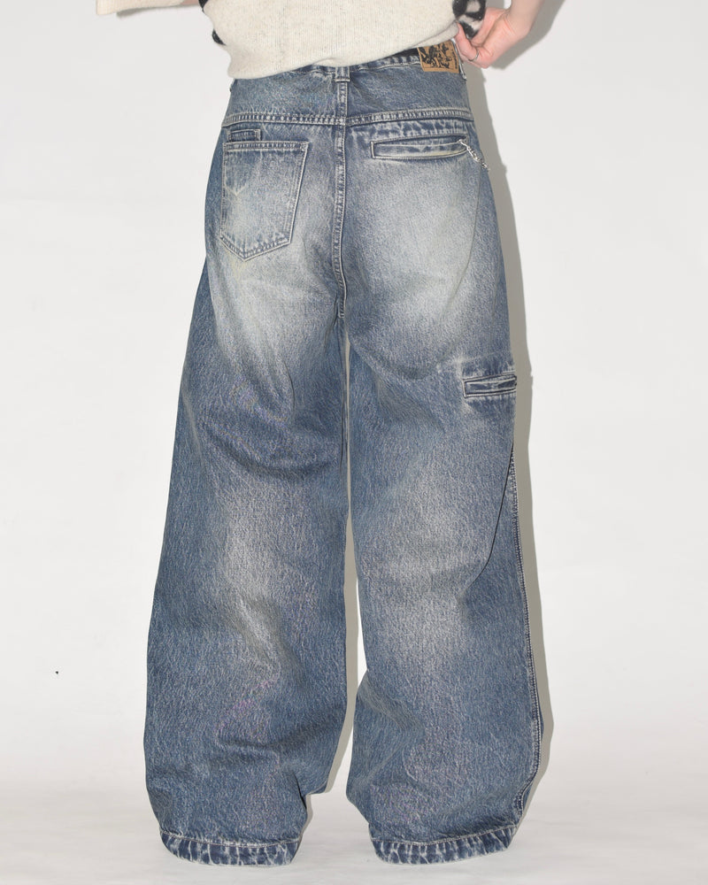 genzai Chain baggy Denim Pants 普及品 domgalerie.at