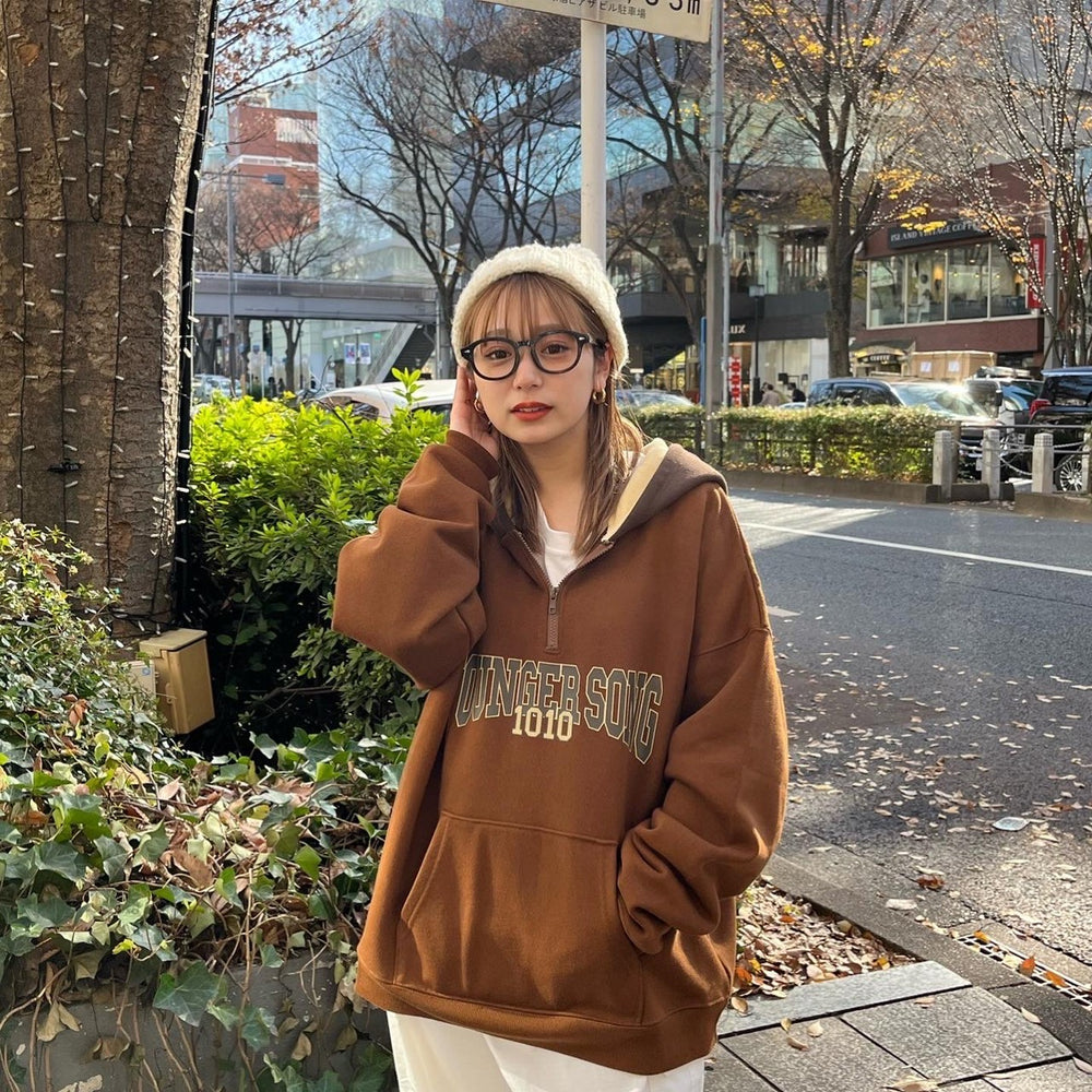 Switching Half-zip Hoodie – YZ