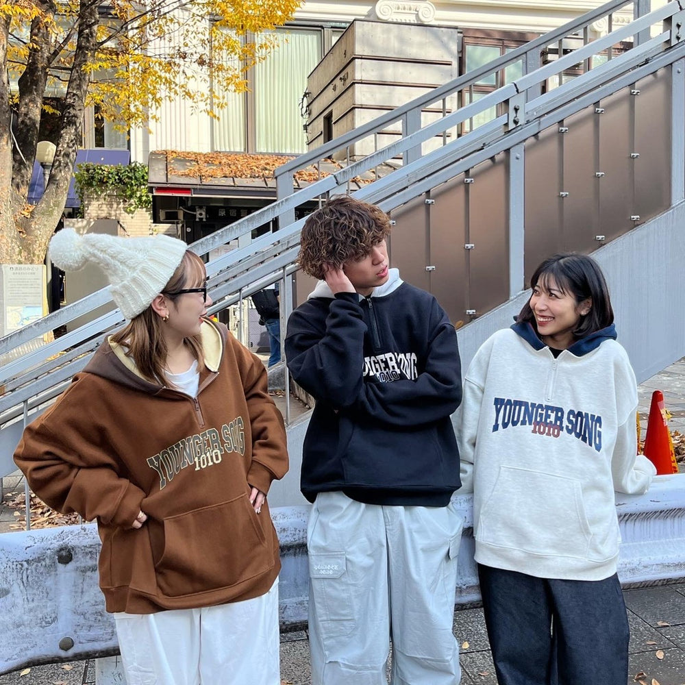 すいっち Switching Half-zip Hoodie – YZ